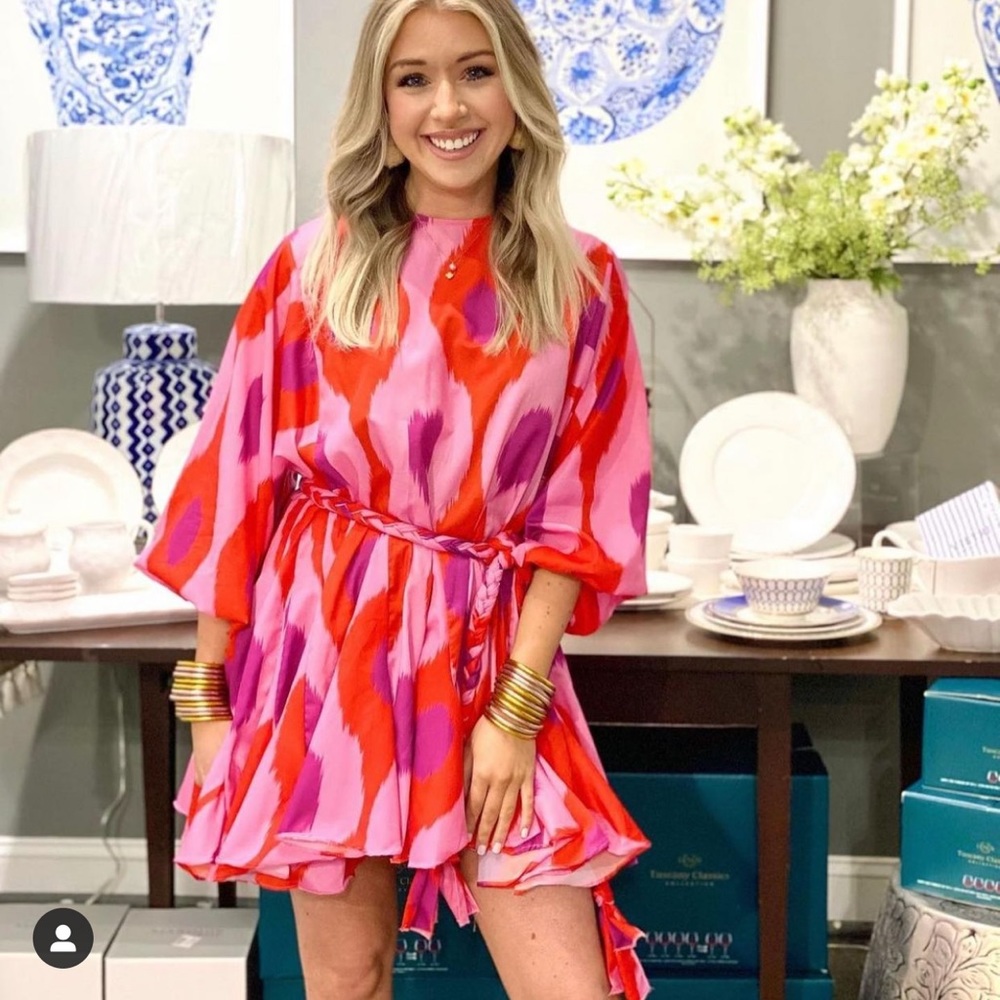 Beulah Ikat Mini Dress